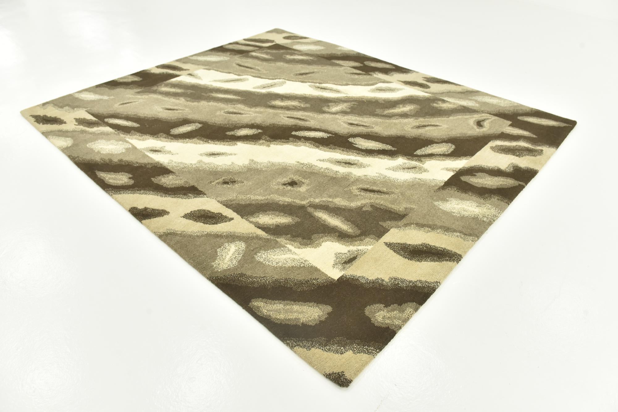 7' 7 x 8' 9 Hand Knotted Nepal Wool Rug