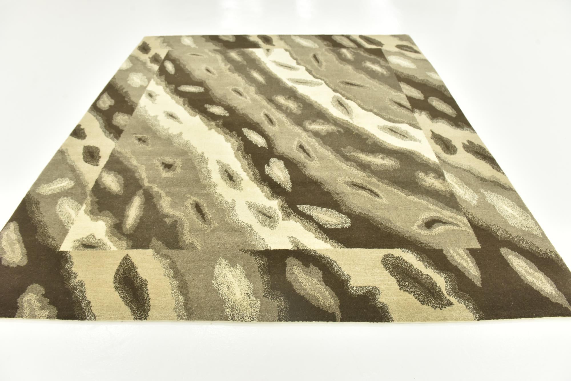 7' 7 x 8' 9 Hand Knotted Nepal Wool Rug