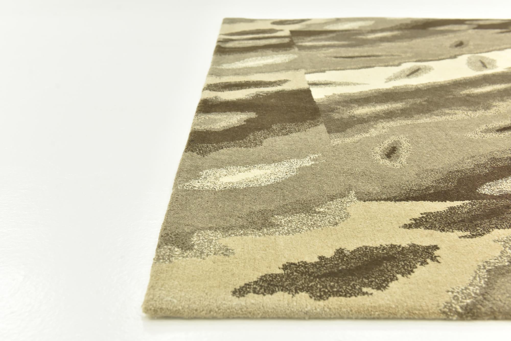 7' 7 x 8' 9 Hand Knotted Nepal Wool Rug