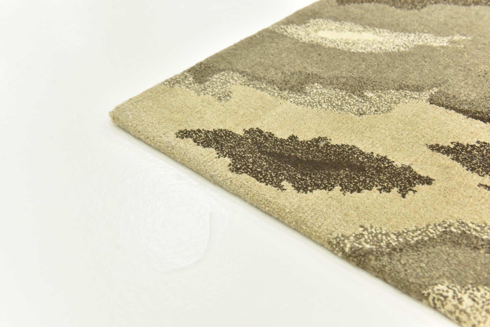 7' 7 x 8' 9 Hand Knotted Nepal Wool Rug