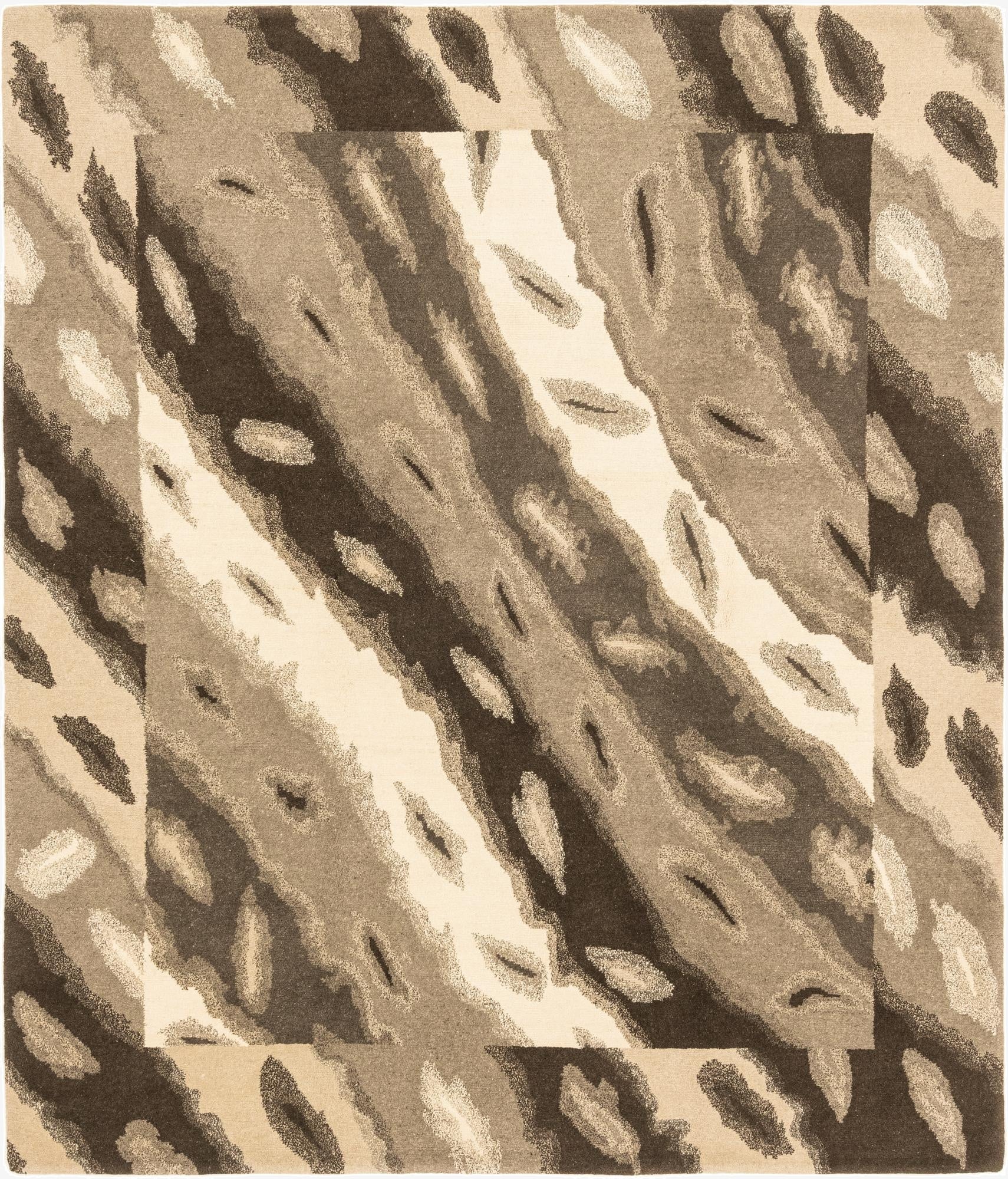 7' 7 x 9'  Hand Knotted Nepal Wool Rug