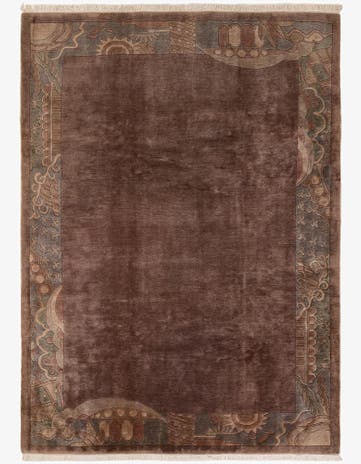 8' 2 x 11' 3 Hand Knotted Nepal Wool Rug