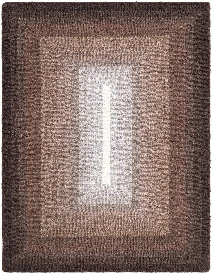 Detail image of 2' x 3' 1 Ombre Wool Rug