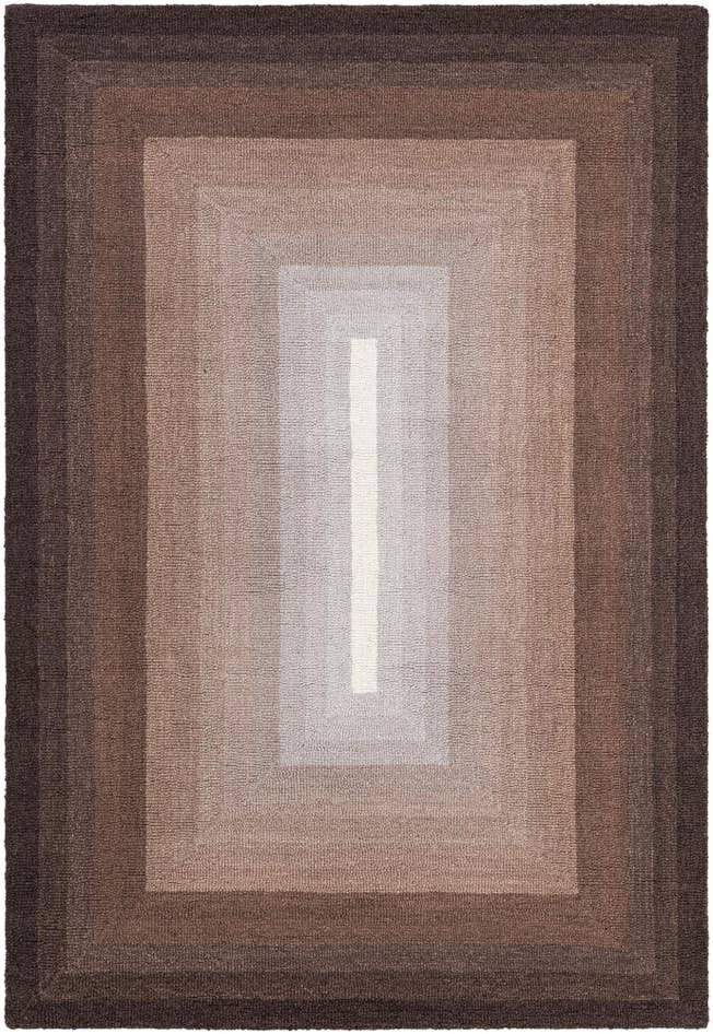 Detail image of 4' 1 x 6' 1 Ombre Wool Rug