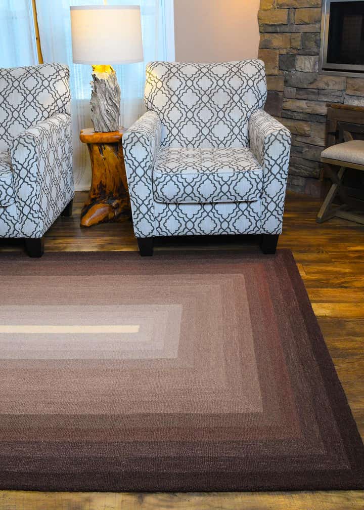 5' 1 x 8' Ombre Wool Rug