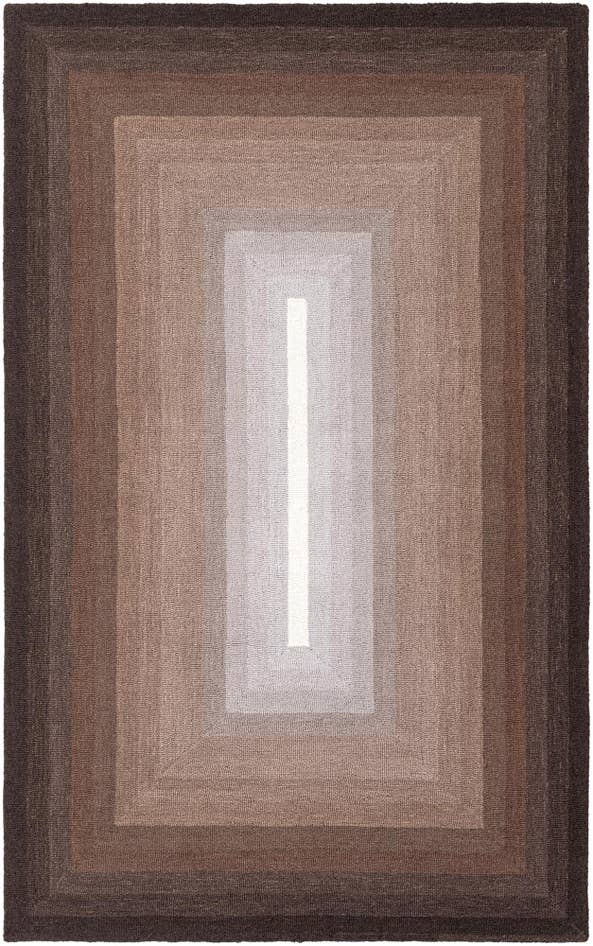 Detail image of 5' 1 x 8' Ombre Wool Rug