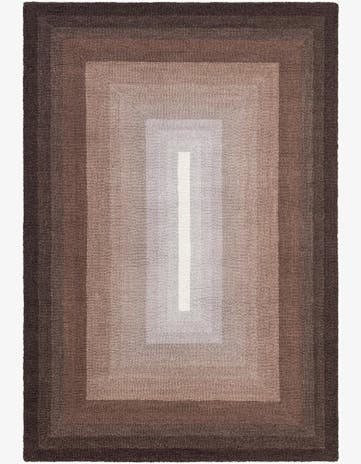 4' 1 x 6' 1 Ombre Wool Rug