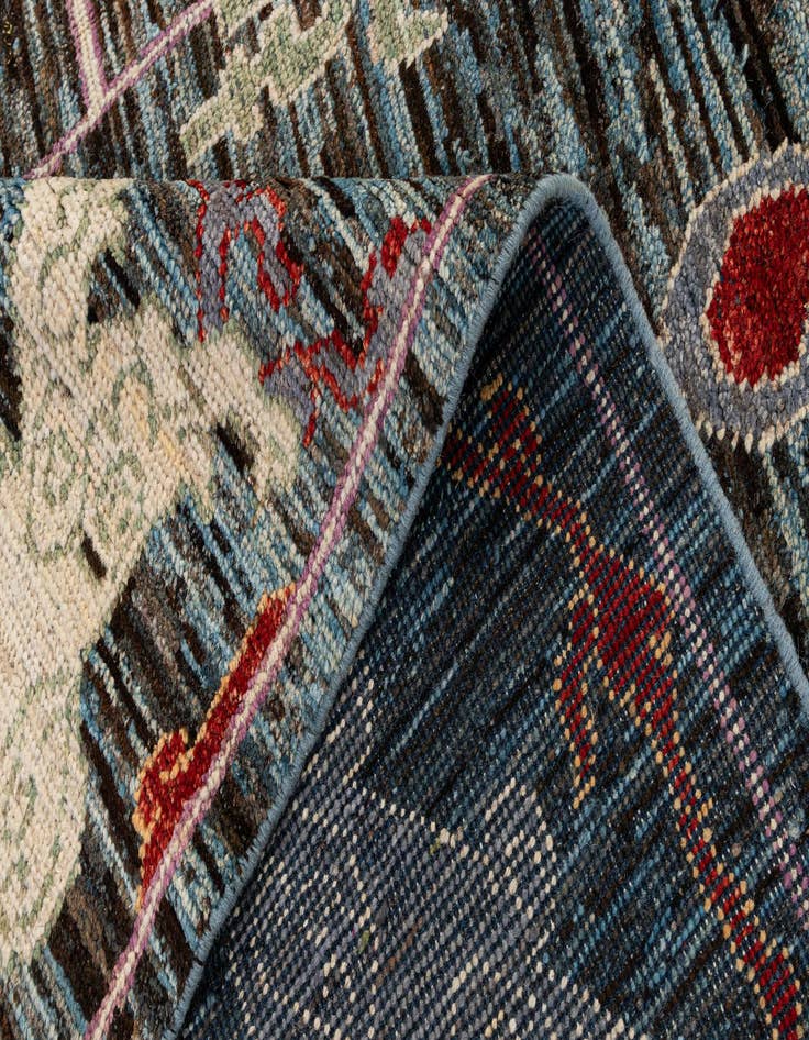 Detail image of 10' 1 x 13' 9  Hand Knotted Oushak Wool Rug