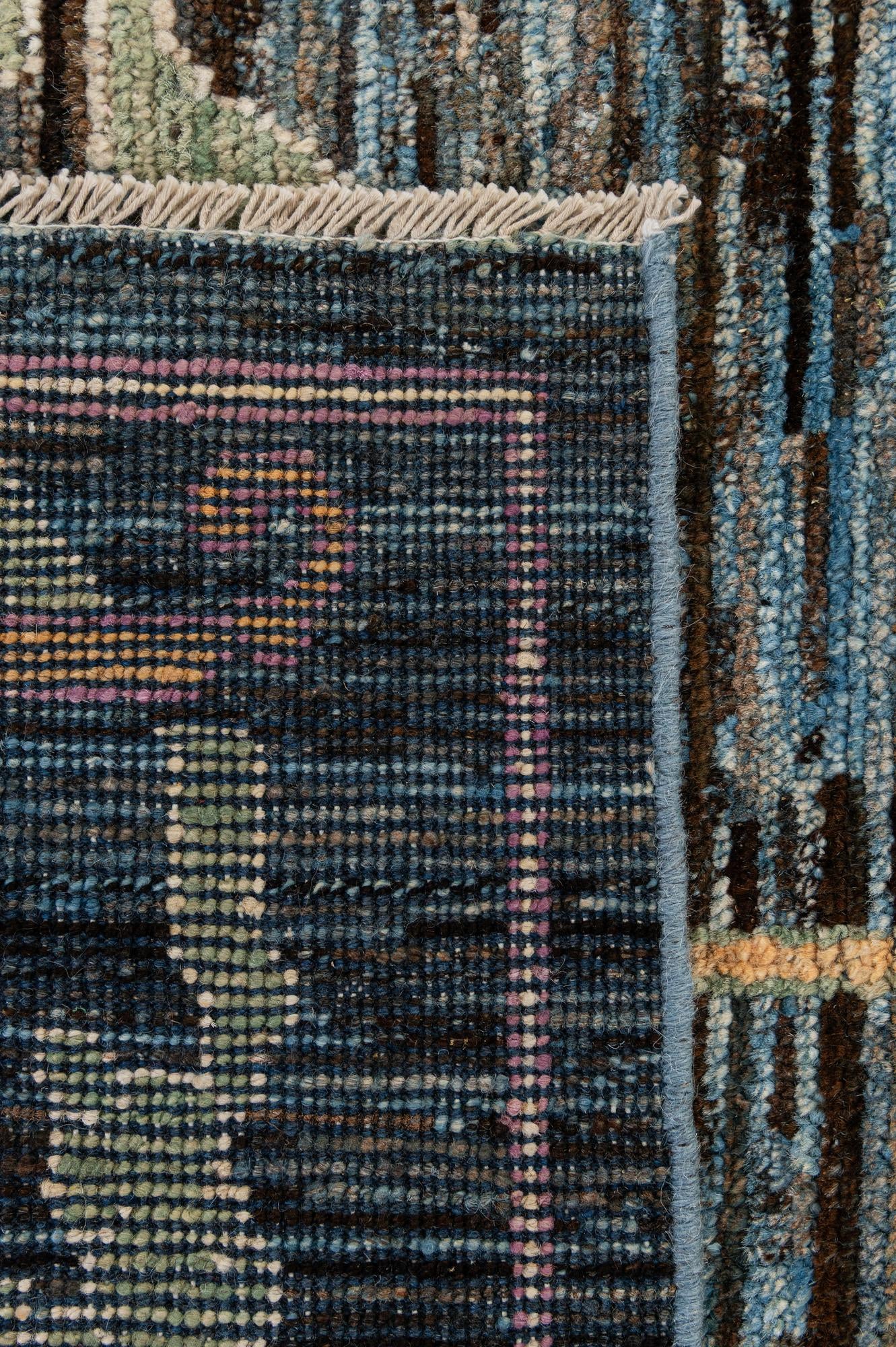 10' 1 x 13' 9 Hand Knotted Oushak Wool Rug