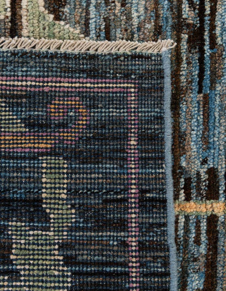Detail image of 10' 1 x 13' 9  Hand Knotted Oushak Wool Rug