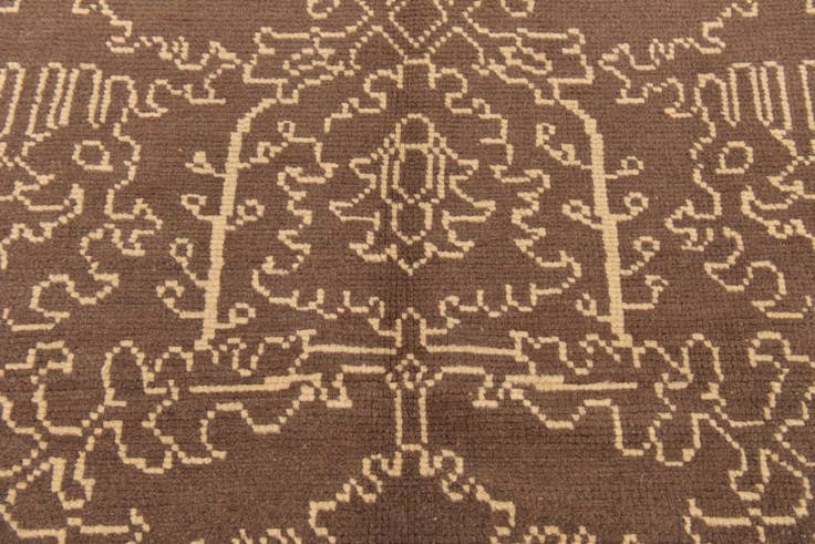 Detail image of 7' x 9' 10 Hand Knotted Oushak Wool Rug