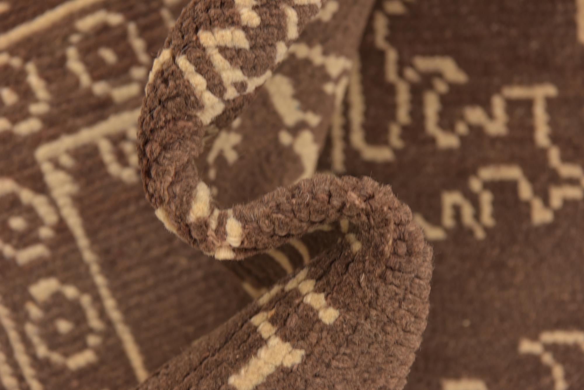 7' x 9' 10 Hand Knotted Oushak Wool Rug