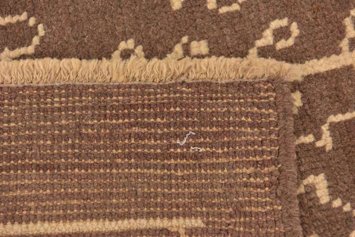 7' x 9' 10 Hand Knotted Oushak Wool Rug