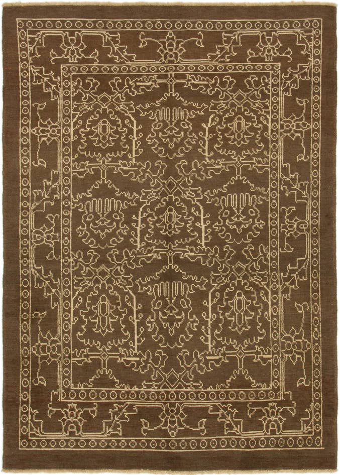 Detail image of 7' x 9' 10 Hand Knotted Oushak Wool Rug