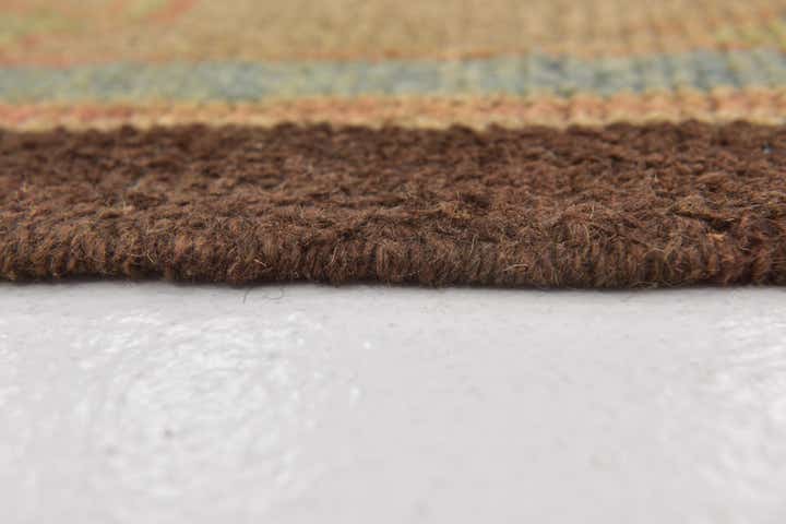 9' x 11' 10 Hand Knotted Oushak Wool Rug