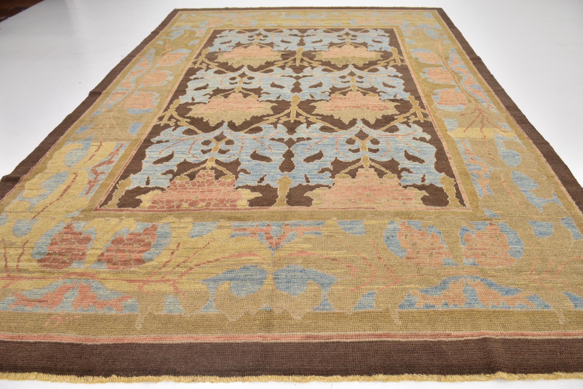 10' 3 x 15' Hand Knotted Oushak Wool Rug