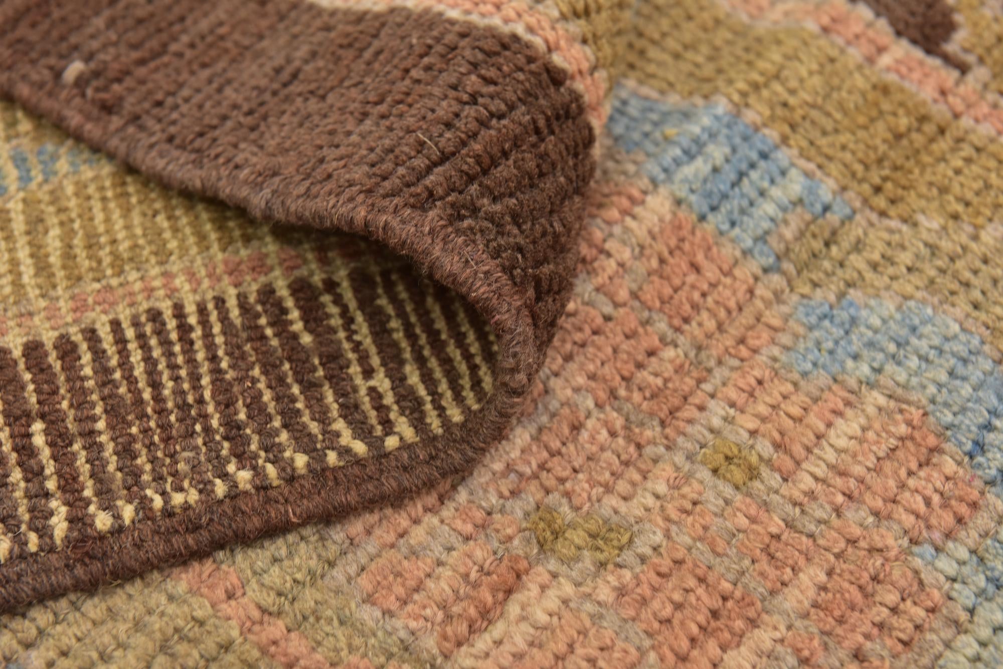 10' 3 x 15' Hand Knotted Oushak Wool Rug