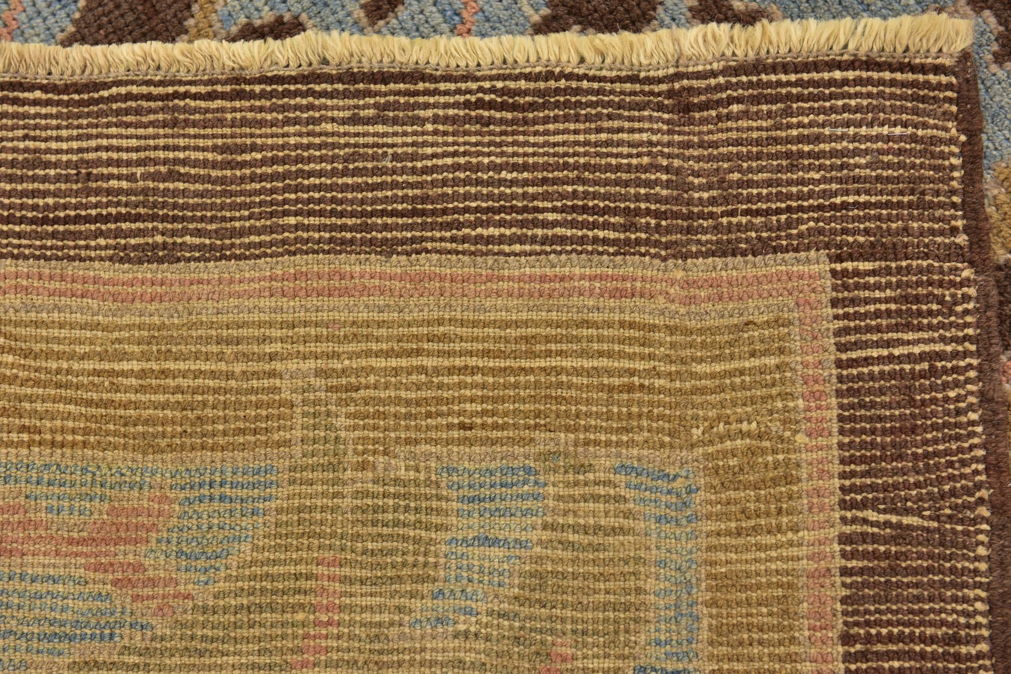 10' 3 x 15' Hand Knotted Oushak Wool Rug