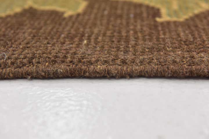 9' x 12' 8 Hand Knotted Oushak Wool Rug