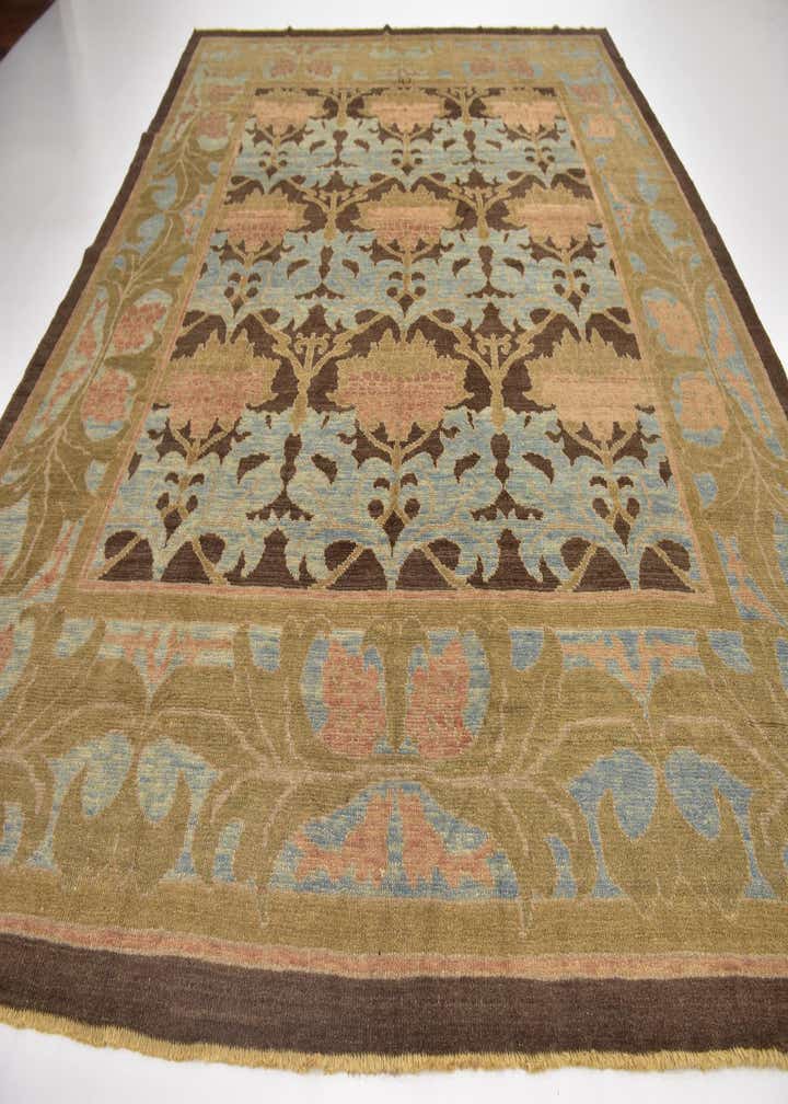 11' 10 x 14' 5 Hand Knotted Oushak Wool Rug