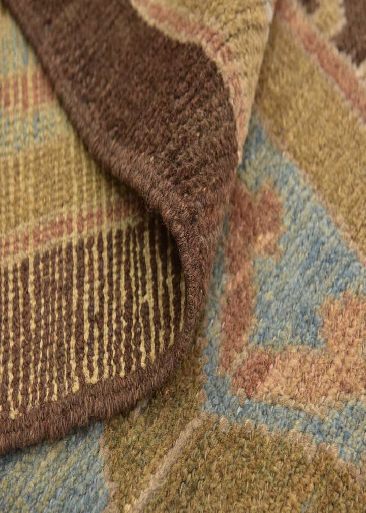 11' 10 x 14' 5 Hand Knotted Oushak Wool Rug