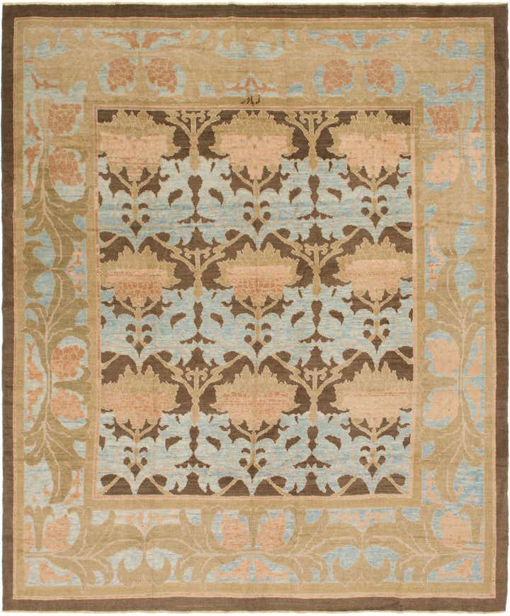 11' 10 x 14' 5 Hand Knotted Oushak Wool Rug