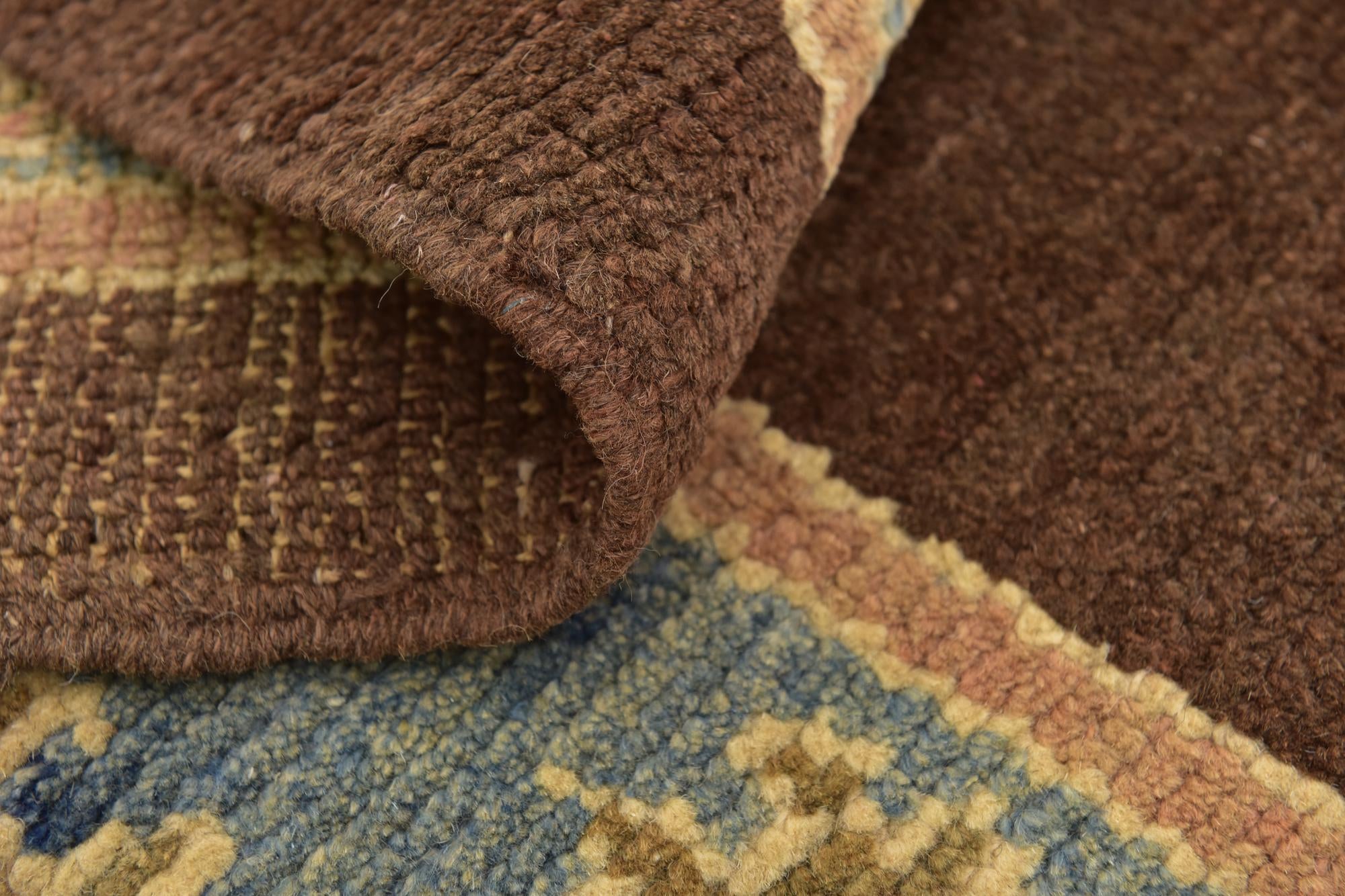 6' 7 x 9' 2 Hand Knotted Oushak Wool Rug