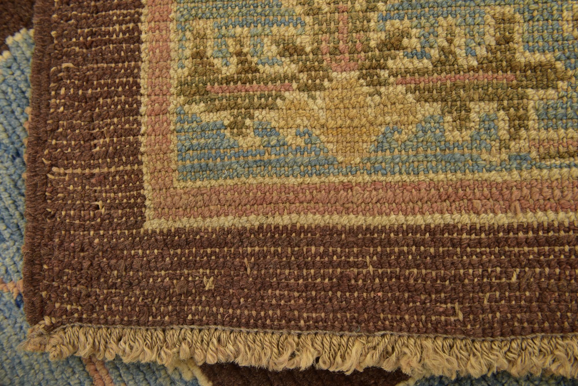 6' 7 x 9' 2 Hand Knotted Oushak Wool Rug