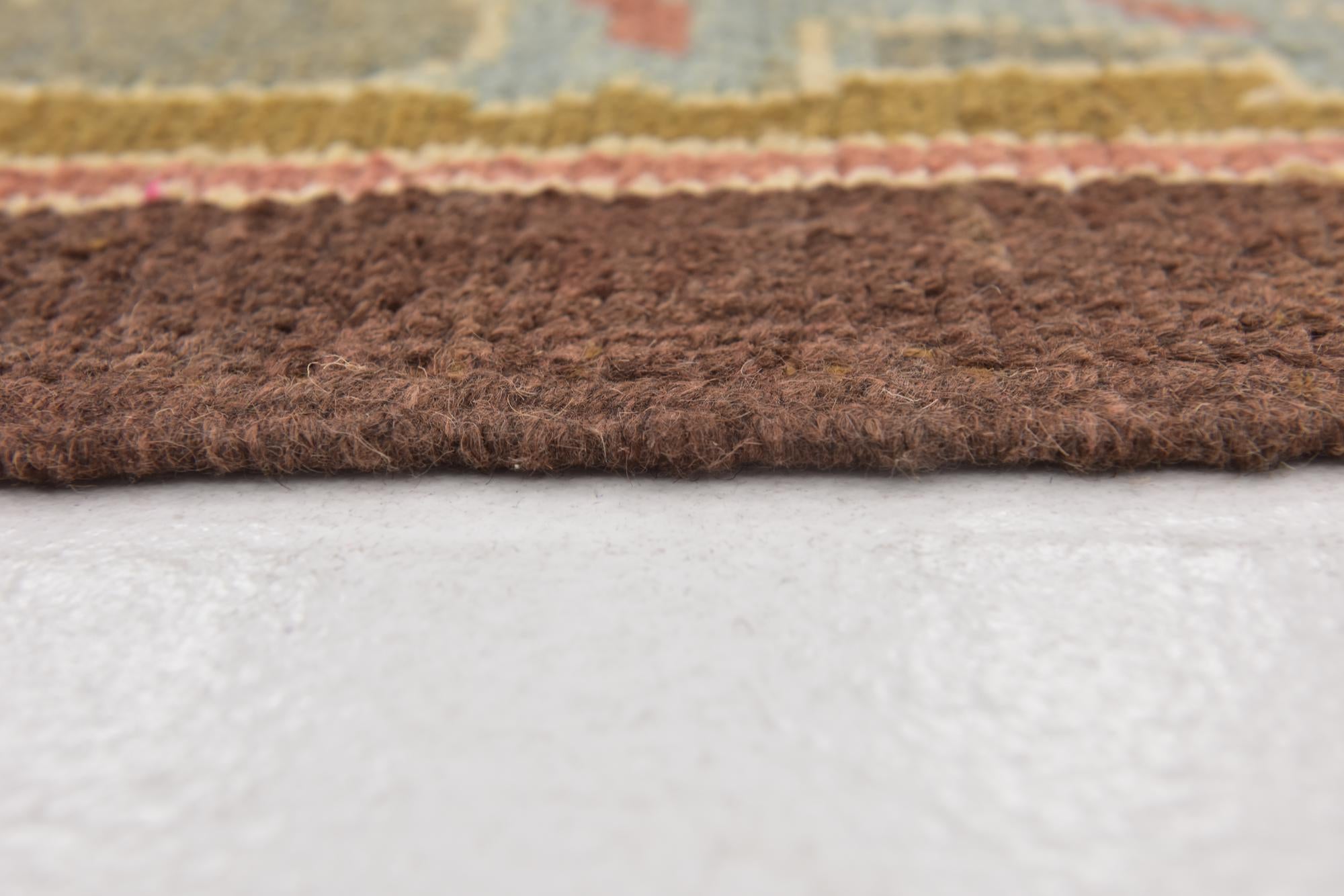6' 4 x 8' 6 Hand Knotted Oushak Wool Rug