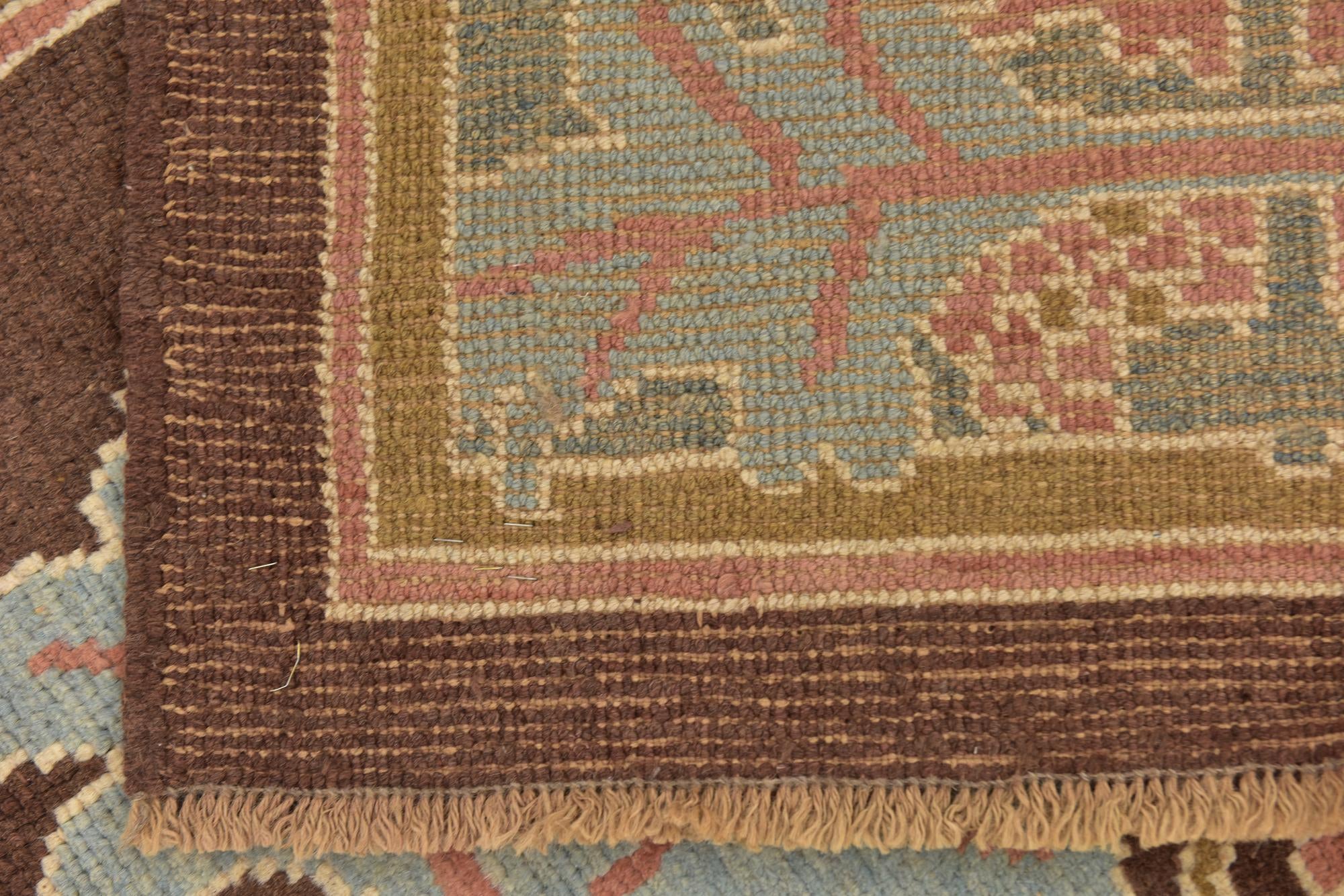 6' 4 x 8' 6 Hand Knotted Oushak Wool Rug