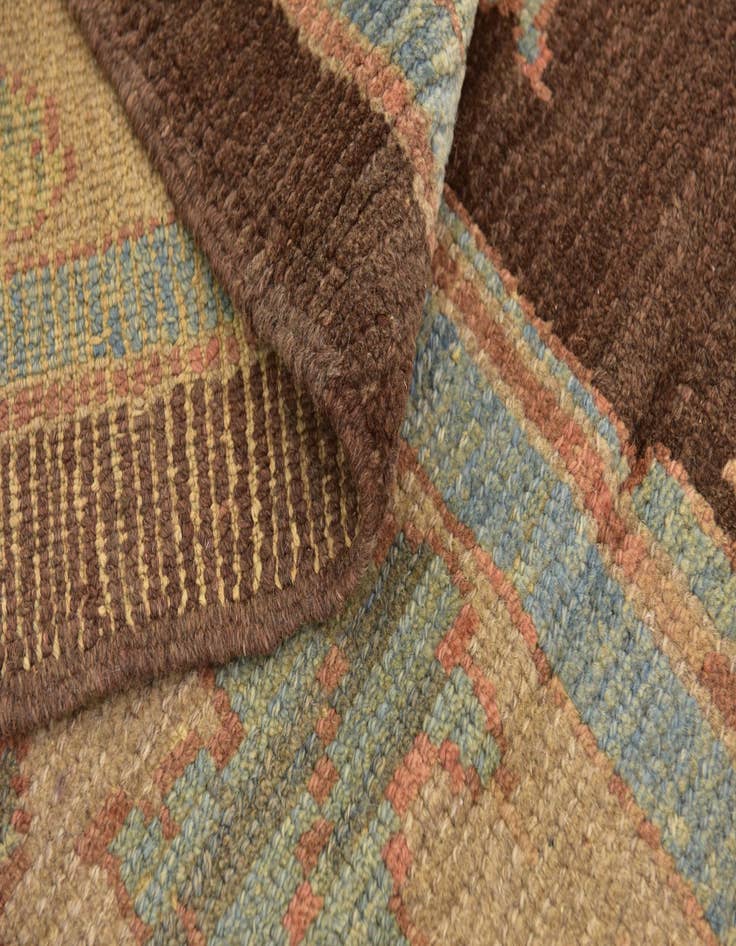 Detail image of 10' 6 x 13'  Hand Knotted Oushak Wool Rug