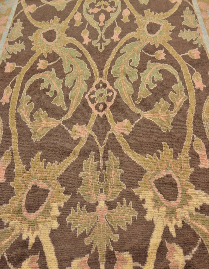 Detail image of 9' 7 x 15' 2  Hand Knotted Oushak Wool Rug