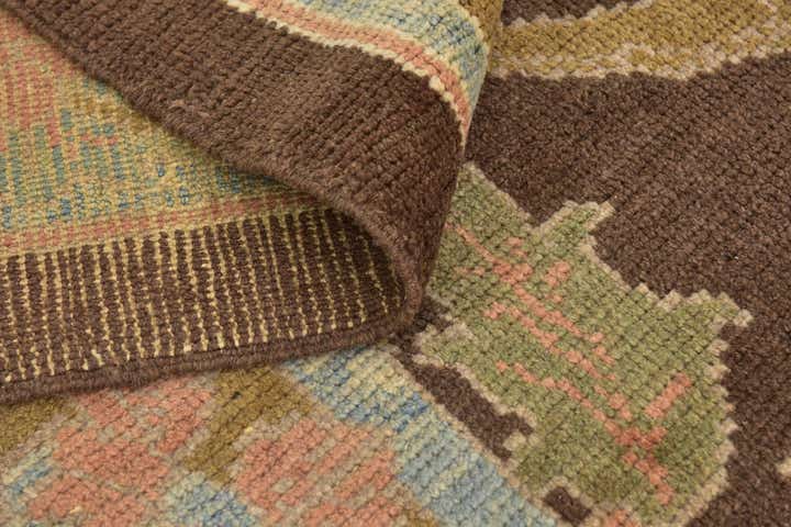 9' 7 x 15' 2 Hand Knotted Oushak Wool Rug