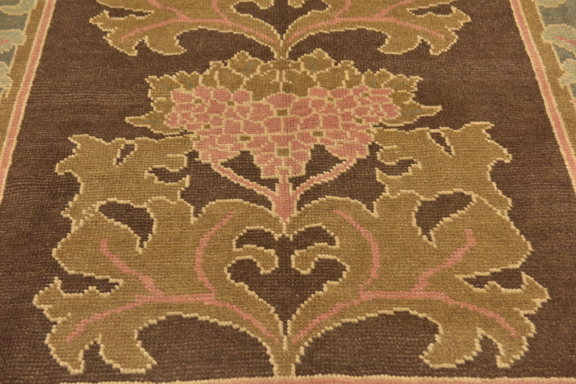 6' 5 x 8' 8 Hand Knotted Oushak Wool Rug