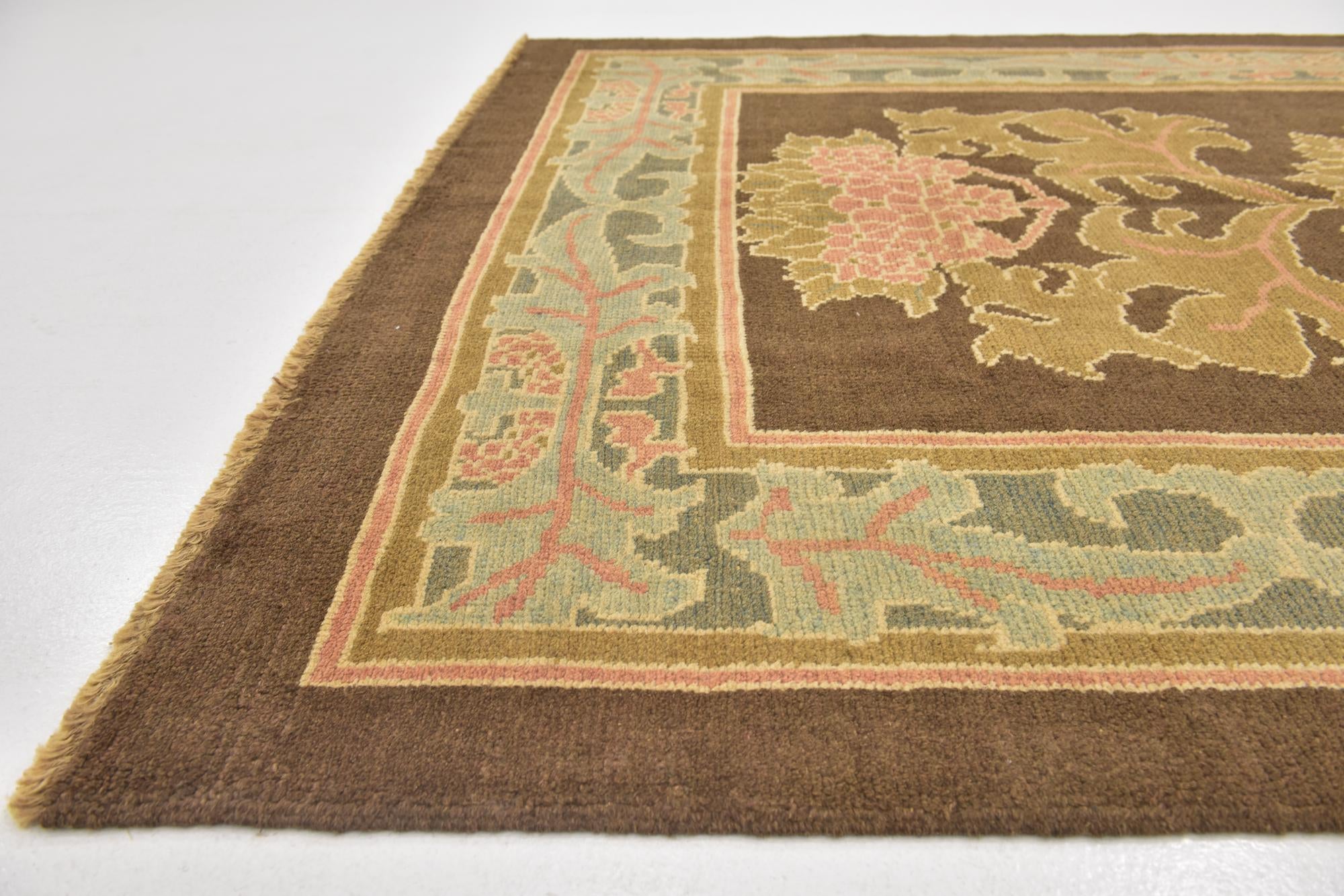 6' 5 x 8' 8 Hand Knotted Oushak Wool Rug