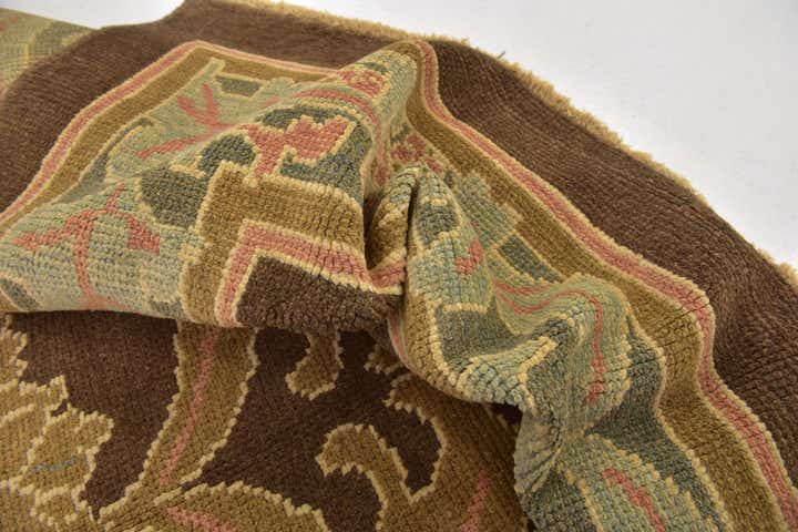 6' 5 x 8' 8 Hand Knotted Oushak Wool Rug