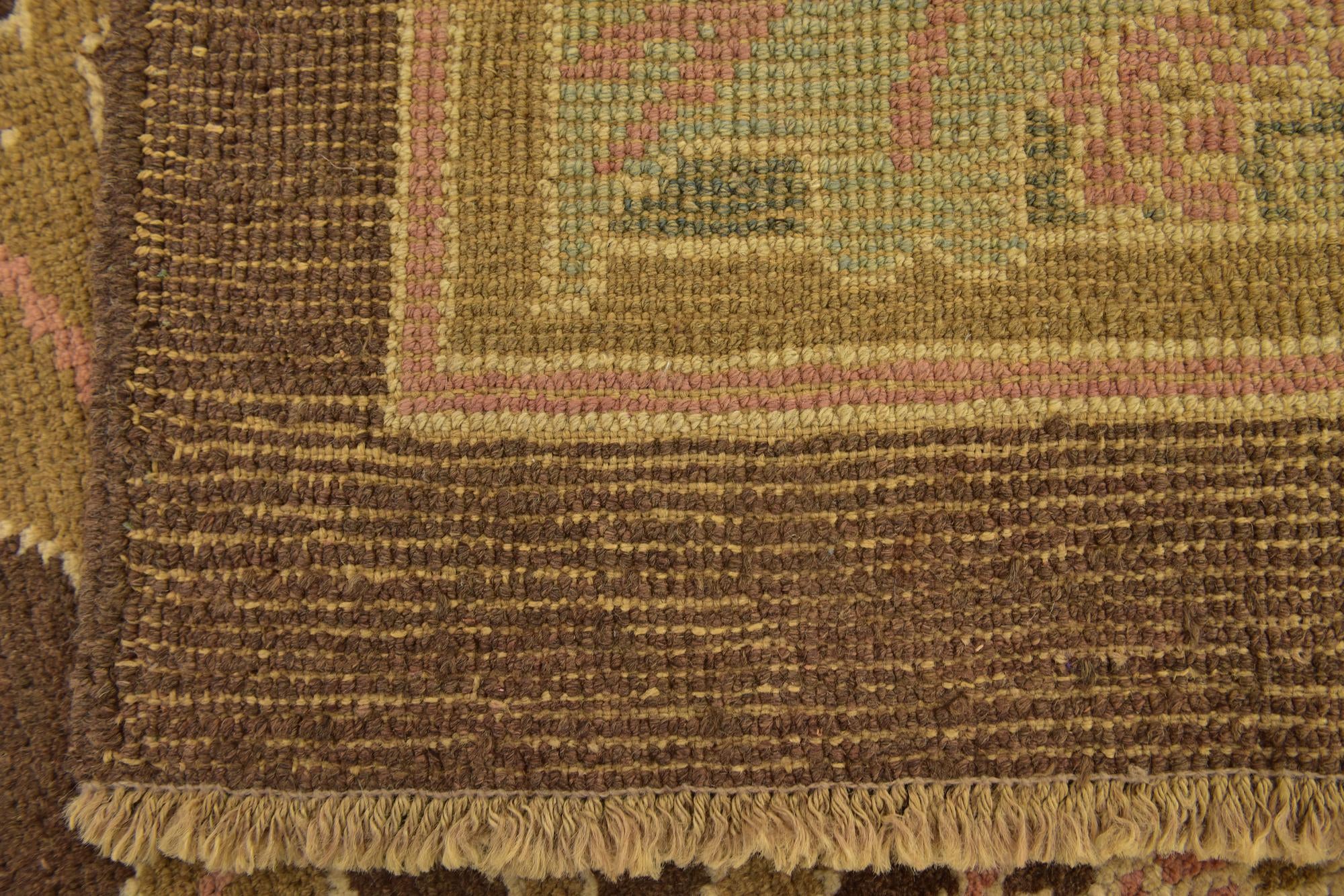 6' 5 x 8' 8 Hand Knotted Oushak Wool Rug