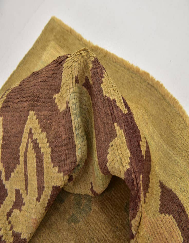 Detail image of 9' 4 x 11'  Hand Knotted Oushak Wool Rug