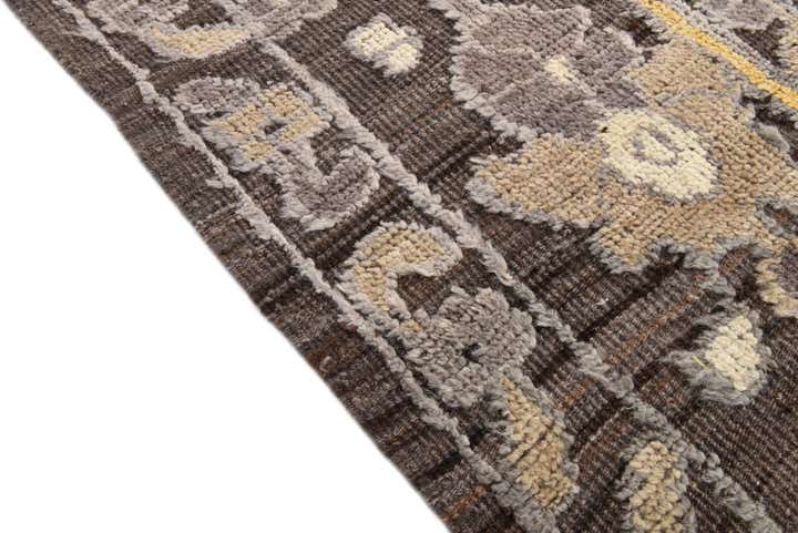 10' 4 x 13' 6 Hand Knotted Oushak Wool Rug