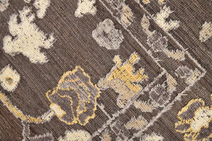 10' 4 x 13' 6 Hand Knotted Oushak Wool Rug