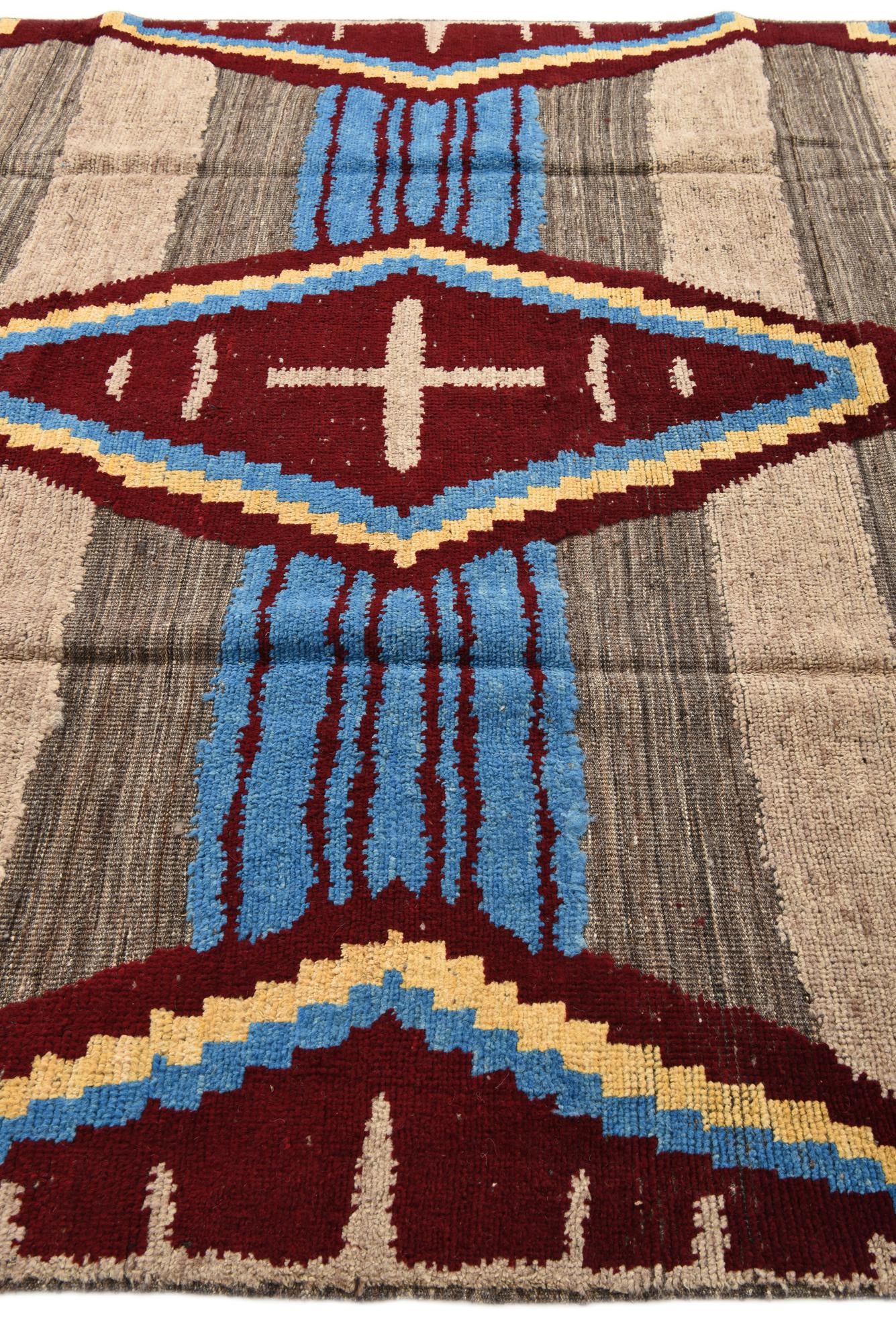 7' 11 x 10' 5 Hand Knotted Oushak Wool Rug