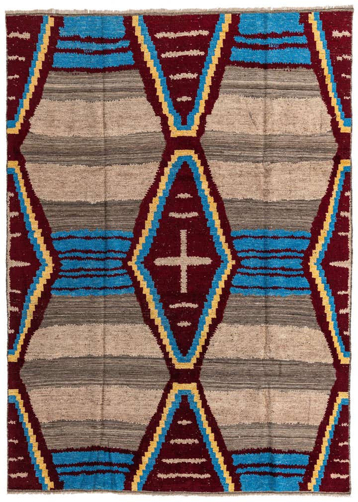 7' 11 x 10' 5 Hand Knotted Oushak Wool Rug