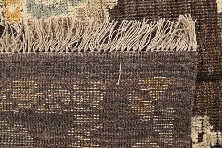 9' 3 x 12' 5 Hand Knotted Oushak Wool Rug