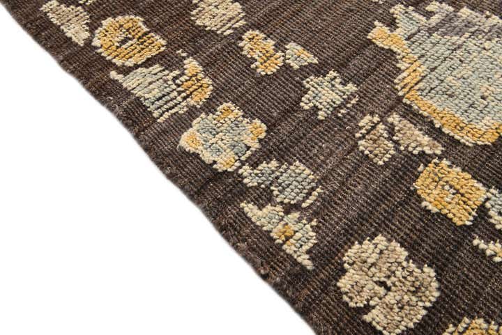 9' 3 x 12' 5 Hand Knotted Oushak Wool Rug