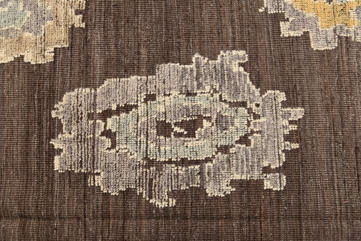 9' 3 x 12' 5 Hand Knotted Oushak Wool Rug