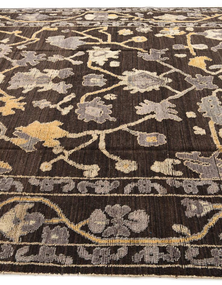 Detail image of 9' x 12' 4  Hand Knotted Oushak Wool Rug