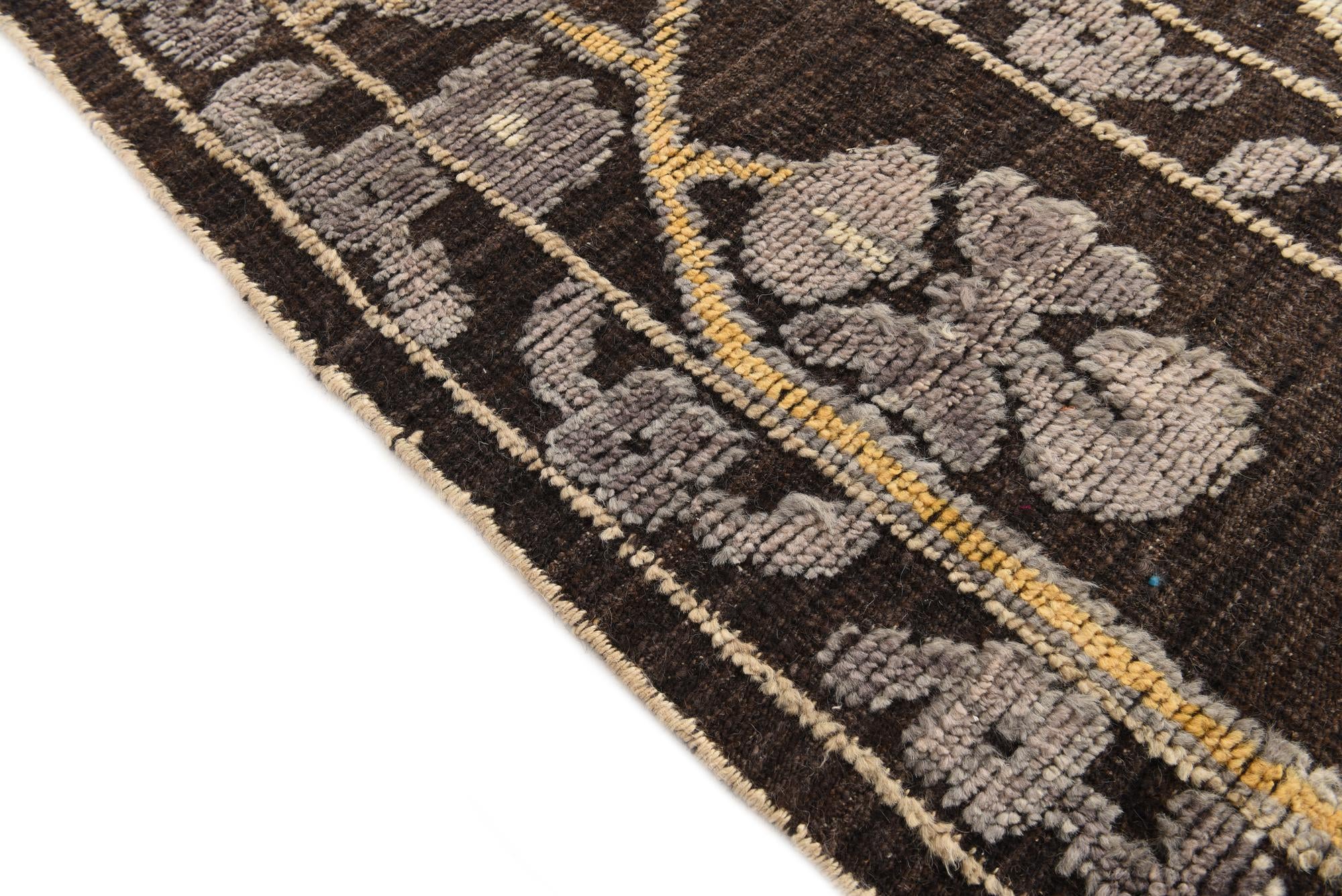 9' x 12' 4 Hand Knotted Oushak Wool Rug