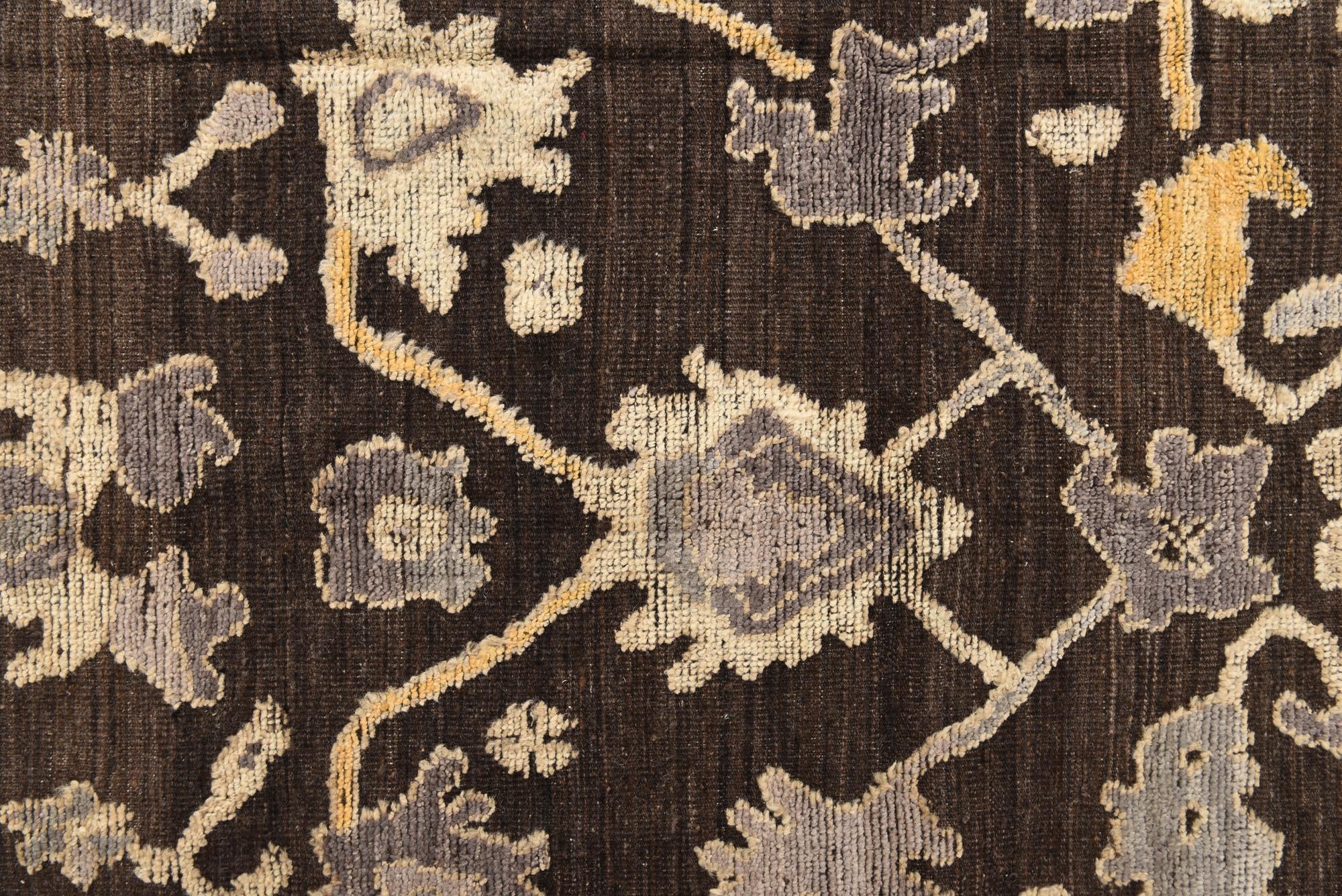 9' x 12' 4 Hand Knotted Oushak Wool Rug
