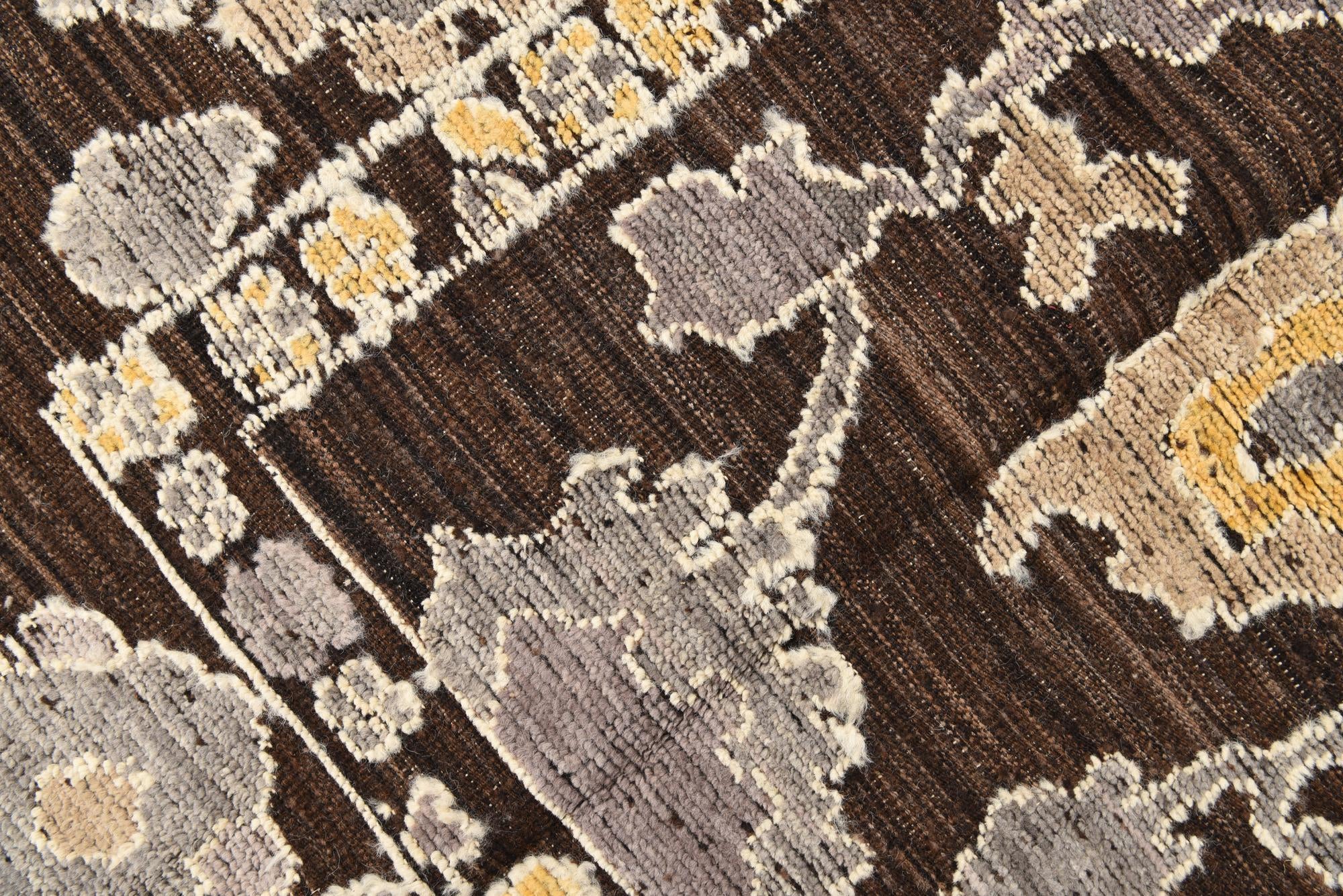 9' x 12' 2 Hand Knotted Oushak Wool Rug