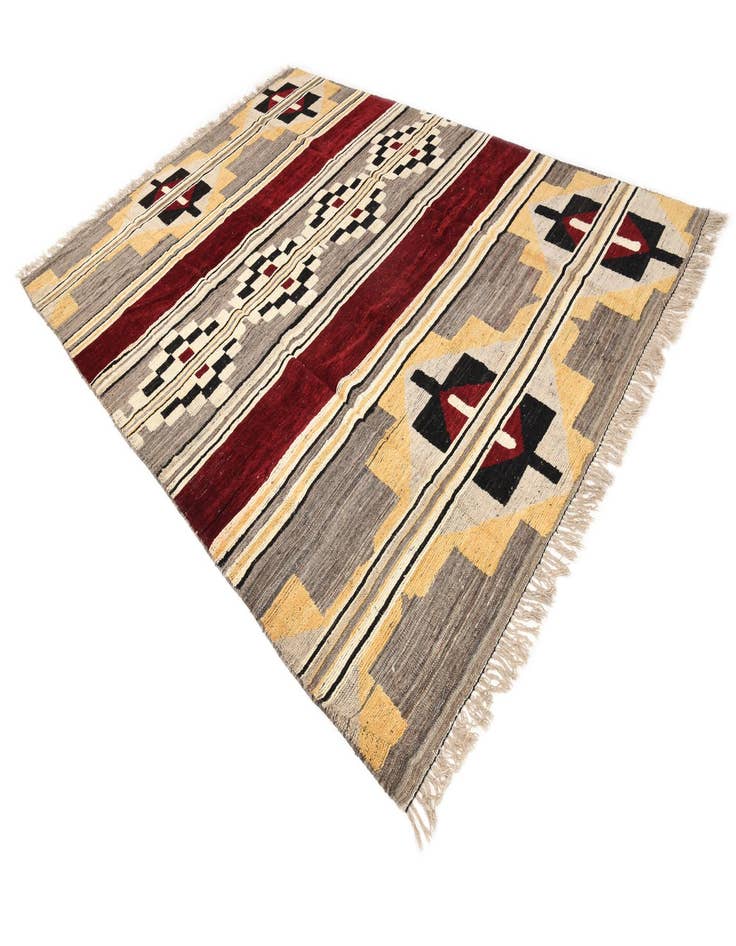 Detail image of 8' 8 x 12' 4  Hand Knotted Oushak Wool Rug